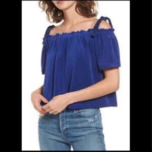 Juicy Couture Venice Beach Microterry Blue Crop